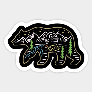 Bear Camp Sticker